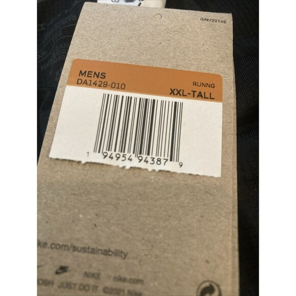 Nike AeroSwift 1/2 Length Running Tights Men Size 2XL-TALL Black DA1429-010 New - Picture 5 of 9